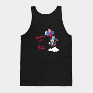 Howdy Up 4th of July Celebration Tank Top